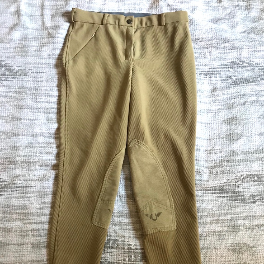 Women’s Tan Knee Patch Breeches size 30